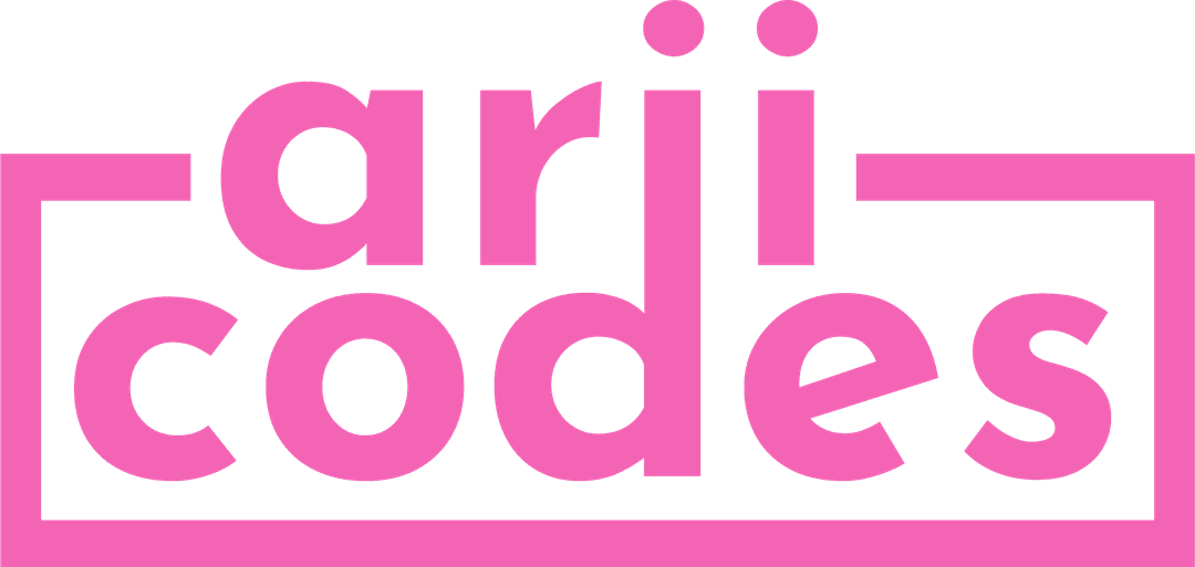 ariicodes logo in pink